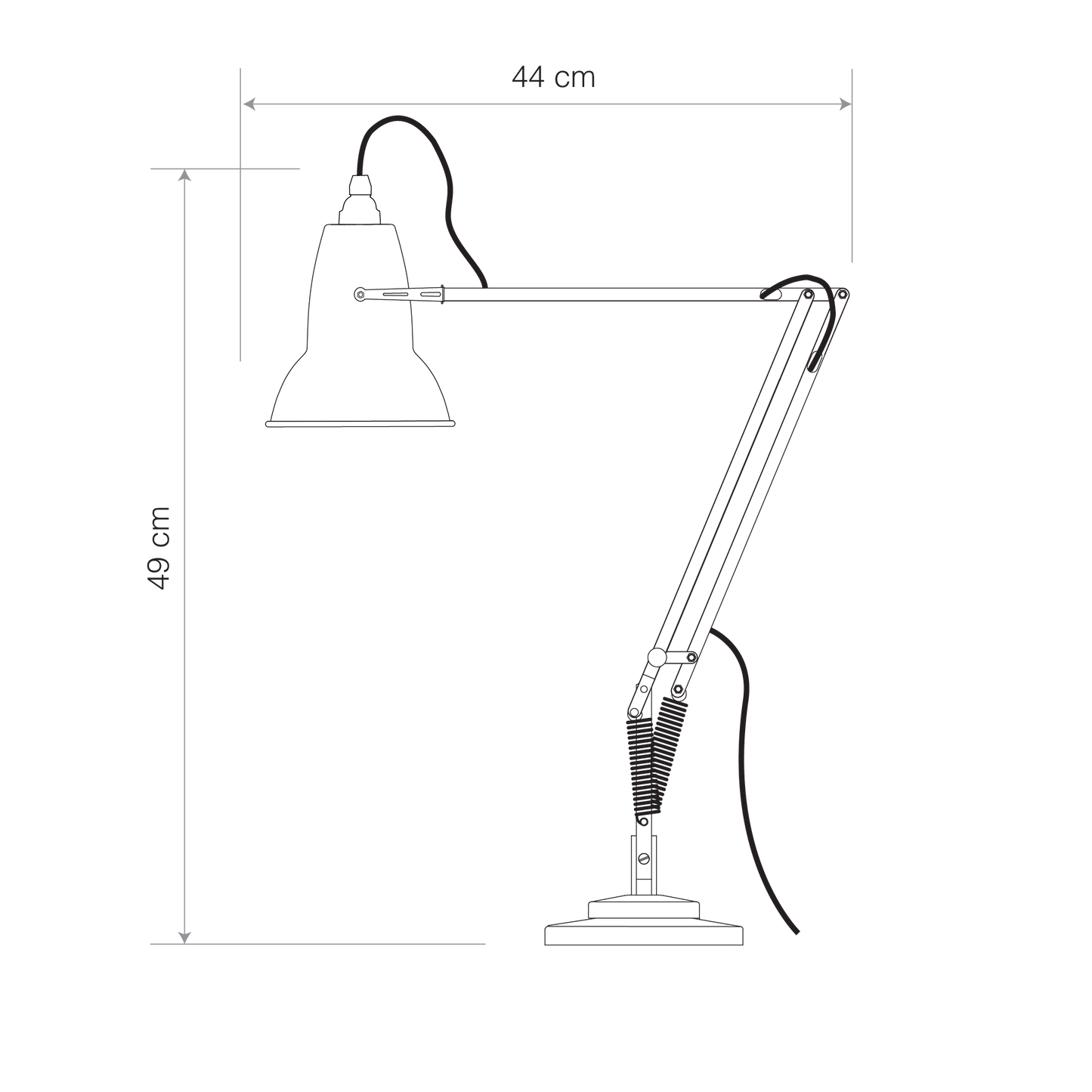 Original 1227 Brass Desk Lamp.