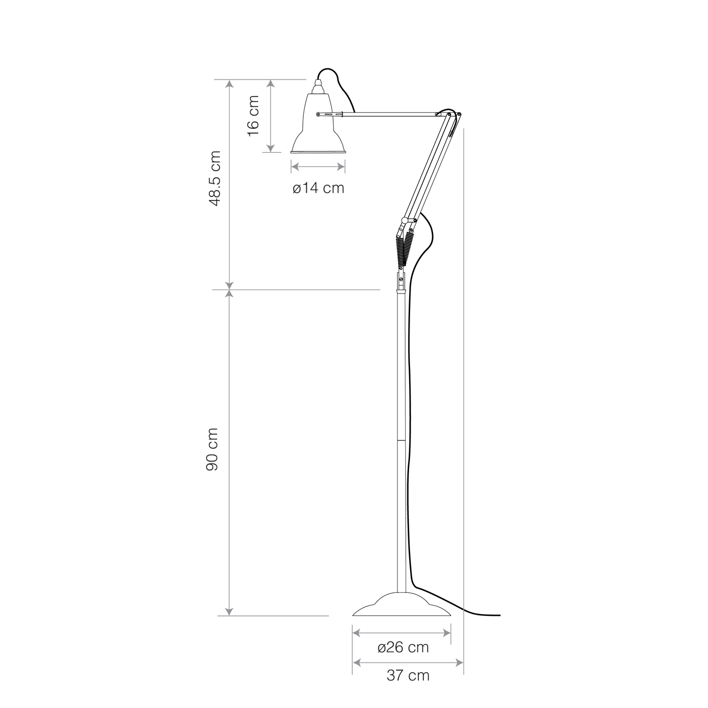 Original 1227 Floor Lamp (Request Info).
