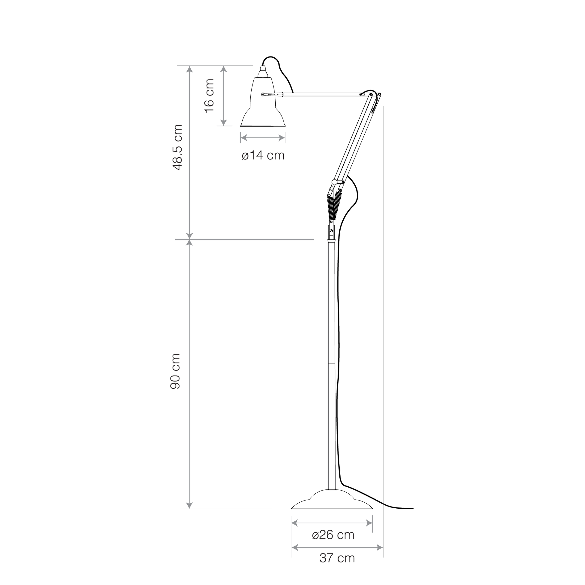 Original 1227 Floor Lamp (Request Info).