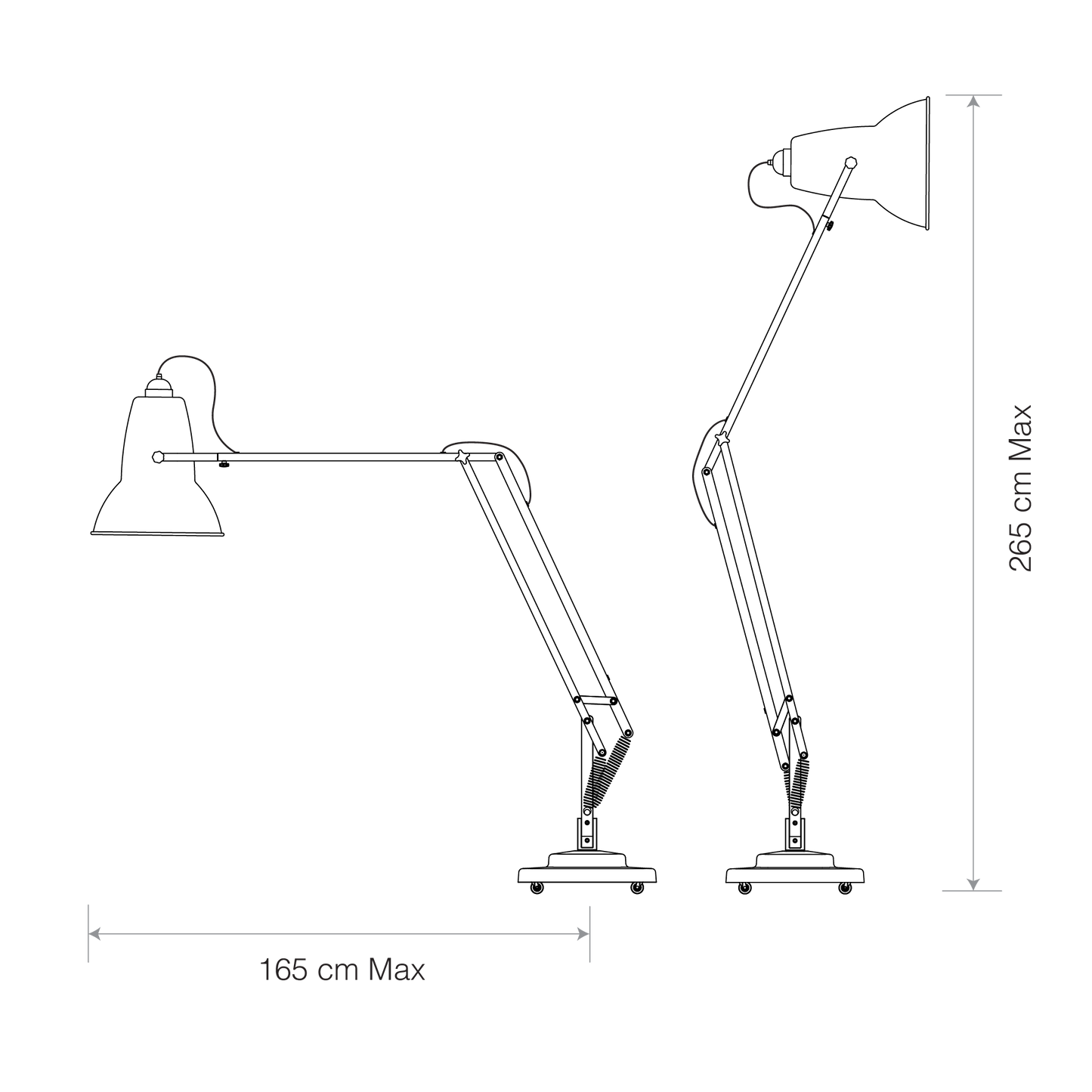 Original 1227 Giant Floor Lamp (Request Info).