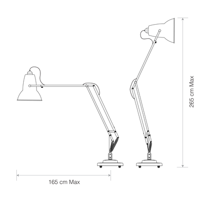 Original 1227 Giant Floor Lamp (Request Info).
