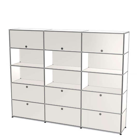 3x5 Module System (6 Lower Doors & 3 Upper Flip Doors) [W(750+750+750)XD350xH(350+350+350+350+350)]