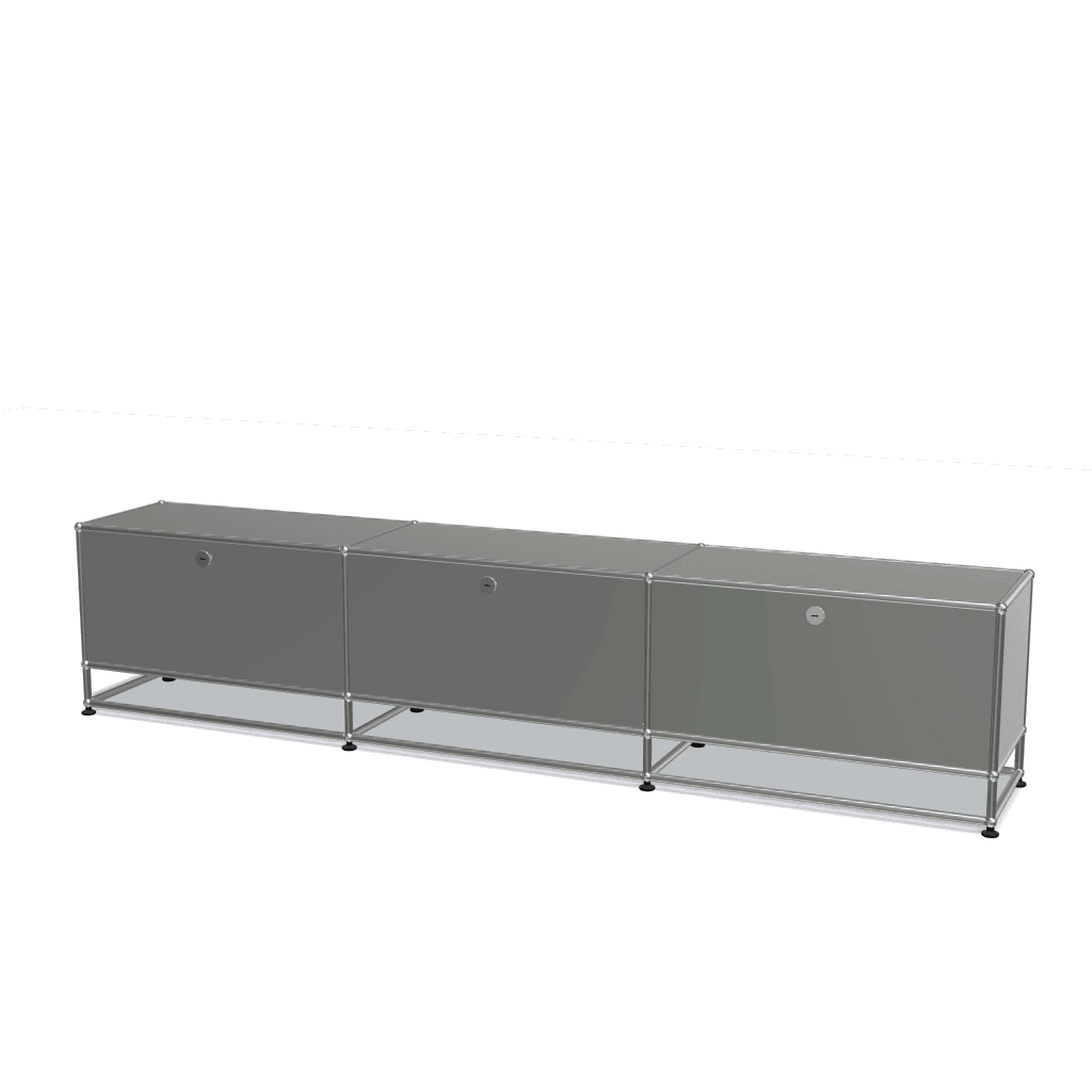 3x2 Module Sideboard (Top 3 Doors) [W(750+750+750)XD350XH(100+350)]
