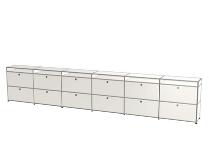6x3 Module High Board (Lower 12 Doors & 4-3-3-3-3-3 Panel) [W(750+750+750+750+750+750)XD350XH(350+350+100)]