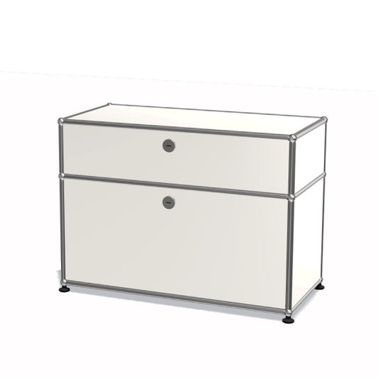1x2 Module Sideboard (Lower 1 Dropdown Door & Upper 1 Door with Box) [W750XD350XH(350+175)]