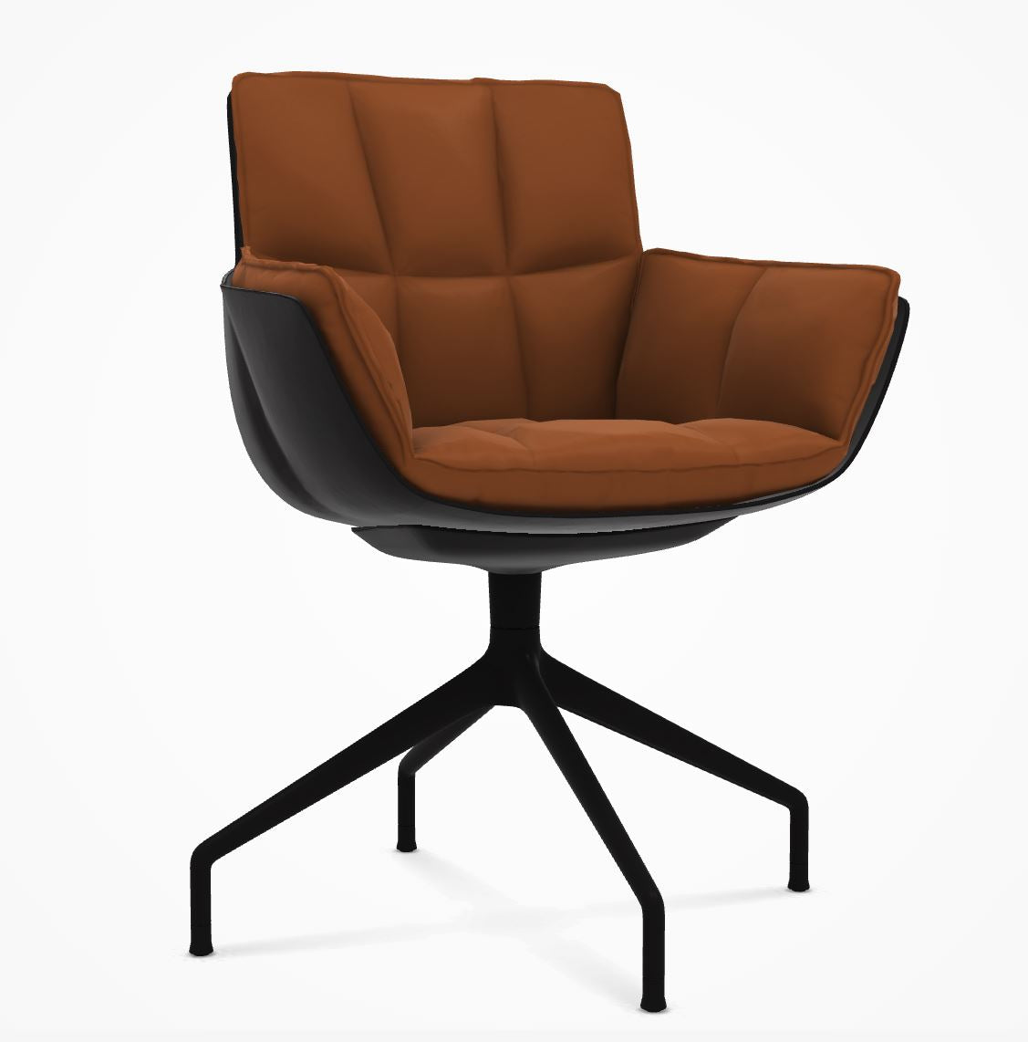 Husk chair P4GC (Material Grade - Leather | Alfa)