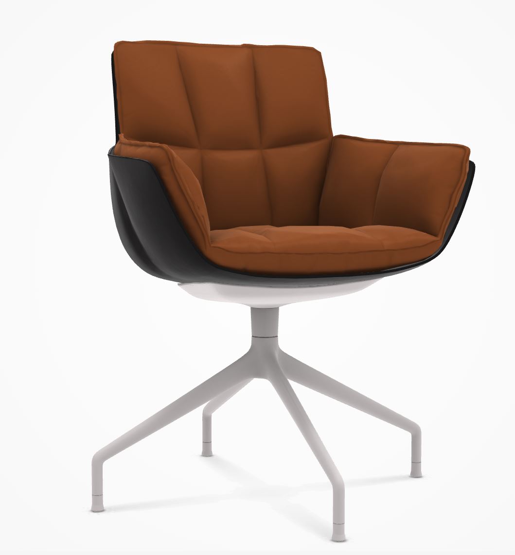 Husk chair P4GC (Material Grade - Leather | Koto)