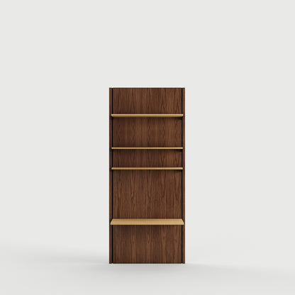 Panel System 1B - Walnut / Oak Dark Oil