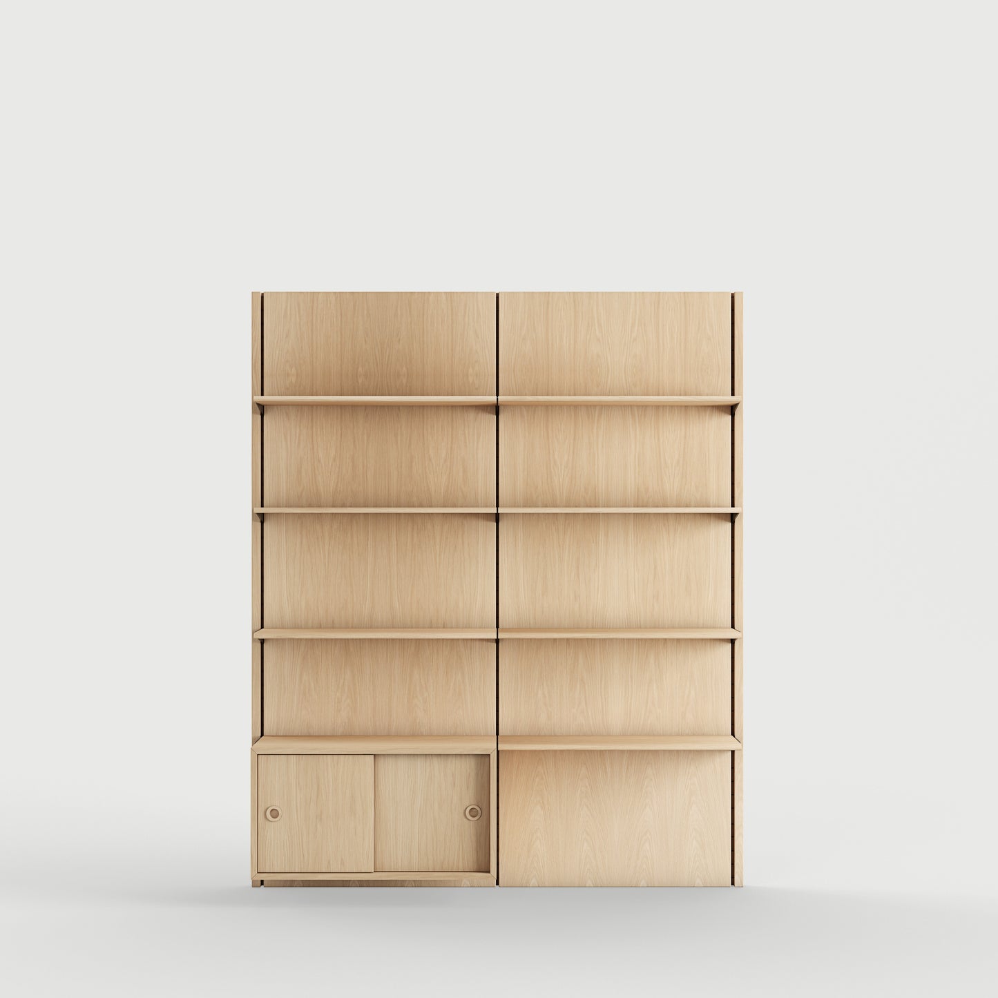 Panel System 2A - Oak Clear Oil
