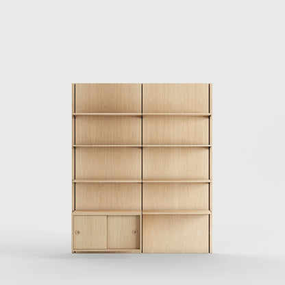 Panel System 2A - Oak Clear Oil