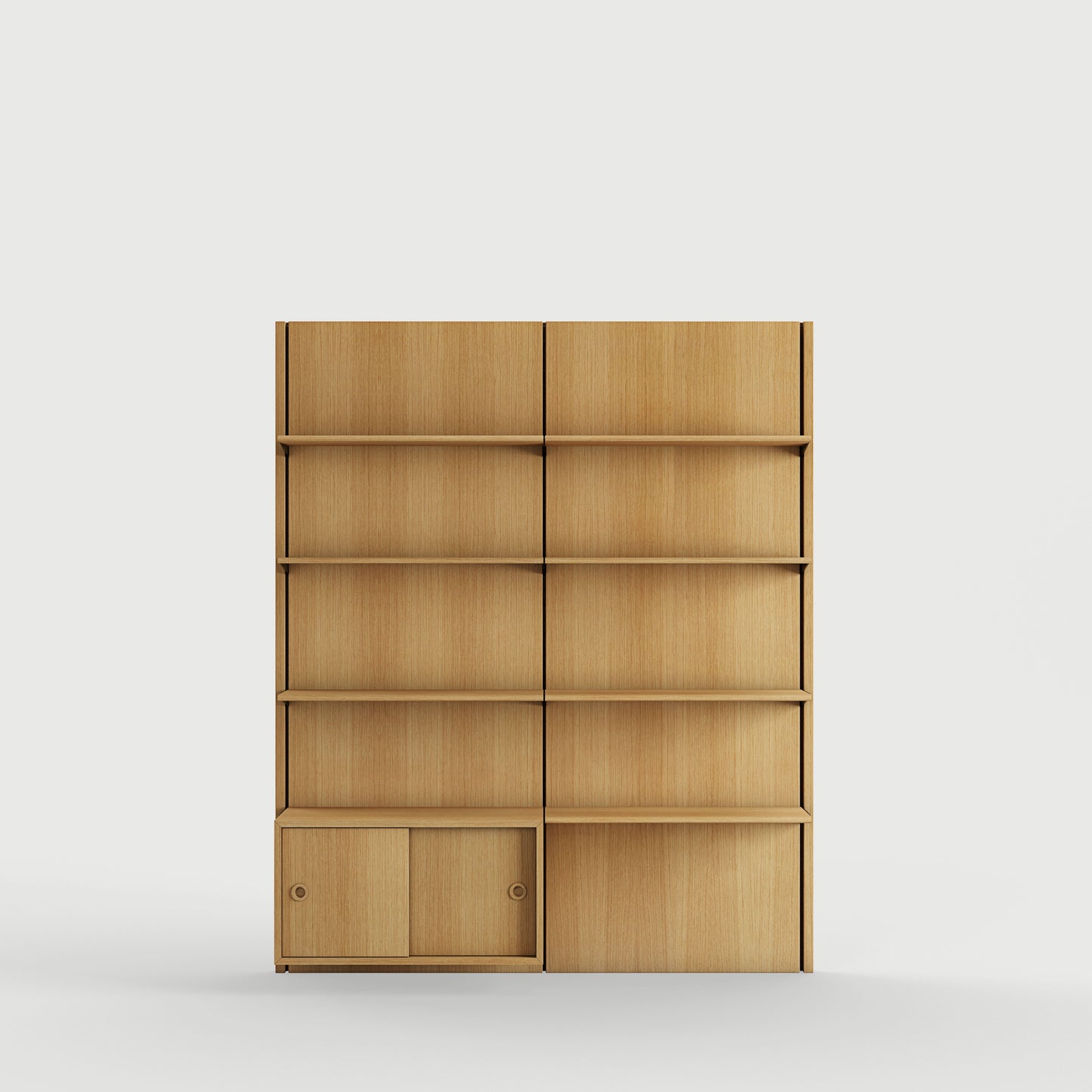 Panel System 2A - Oak Dark Oil