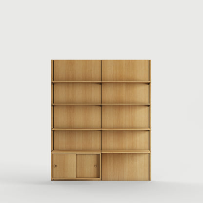 Panel System 2A - Oak Dark Oil