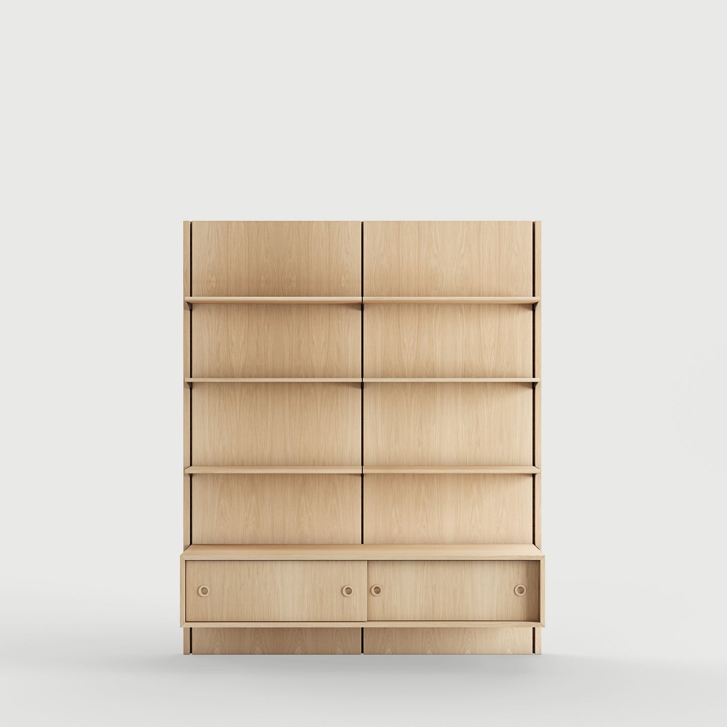 Panel System 2B - Oak Clear Oil