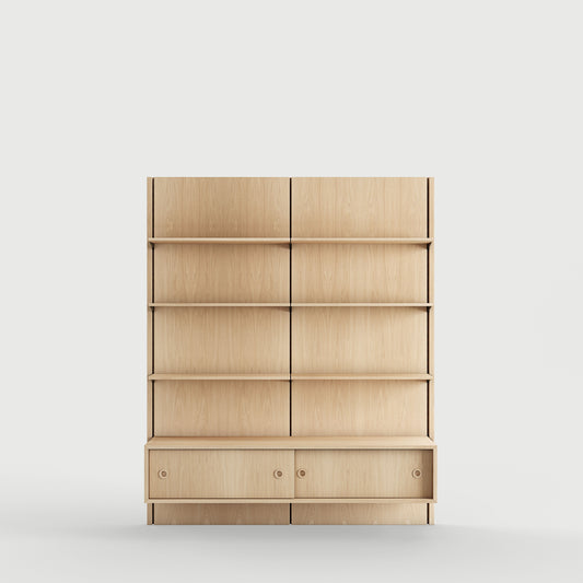 Panel System 2B - Oak Clear Oil