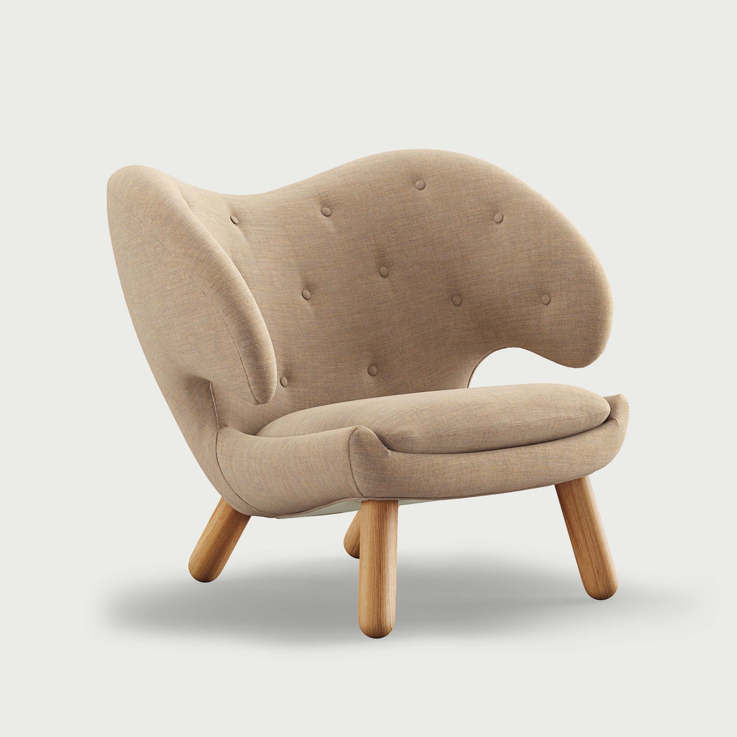 THE PELICAN CHAIR (With Buttons) (Upholstery Material - Remix)