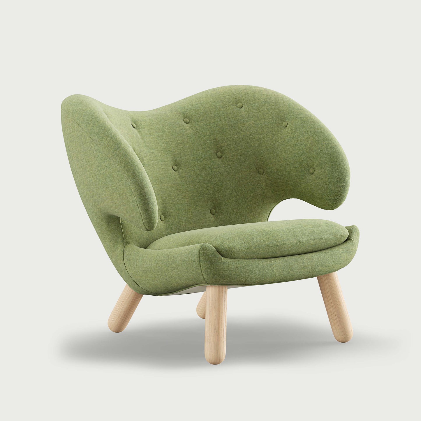 THE PELICAN CHAIR (With Buttons) (Upholstery Material - Remix)