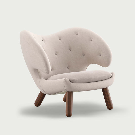THE PELICAN CHAIR (With Buttons) (Upholstery Material - Hallingdal)