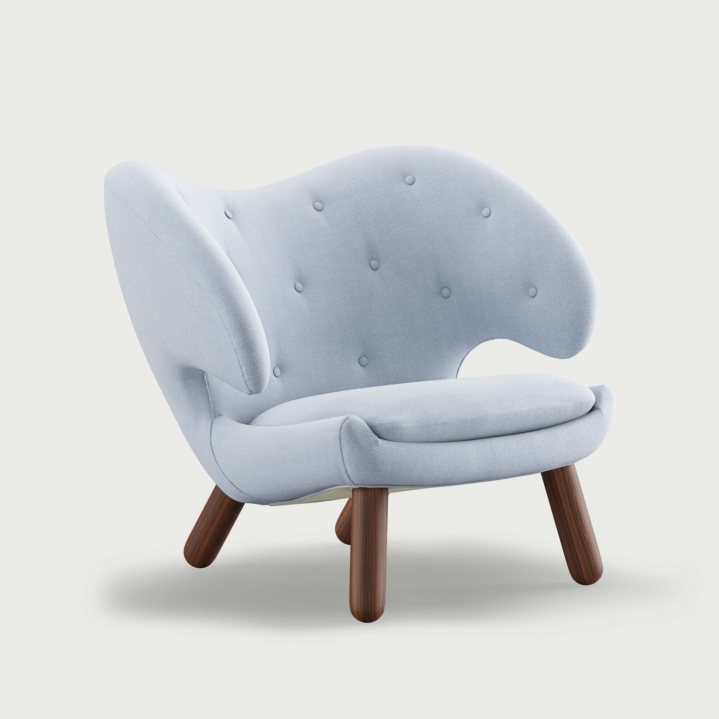 THE PELICAN CHAIR (With Buttons) (Upholstery Material - Vidar)
