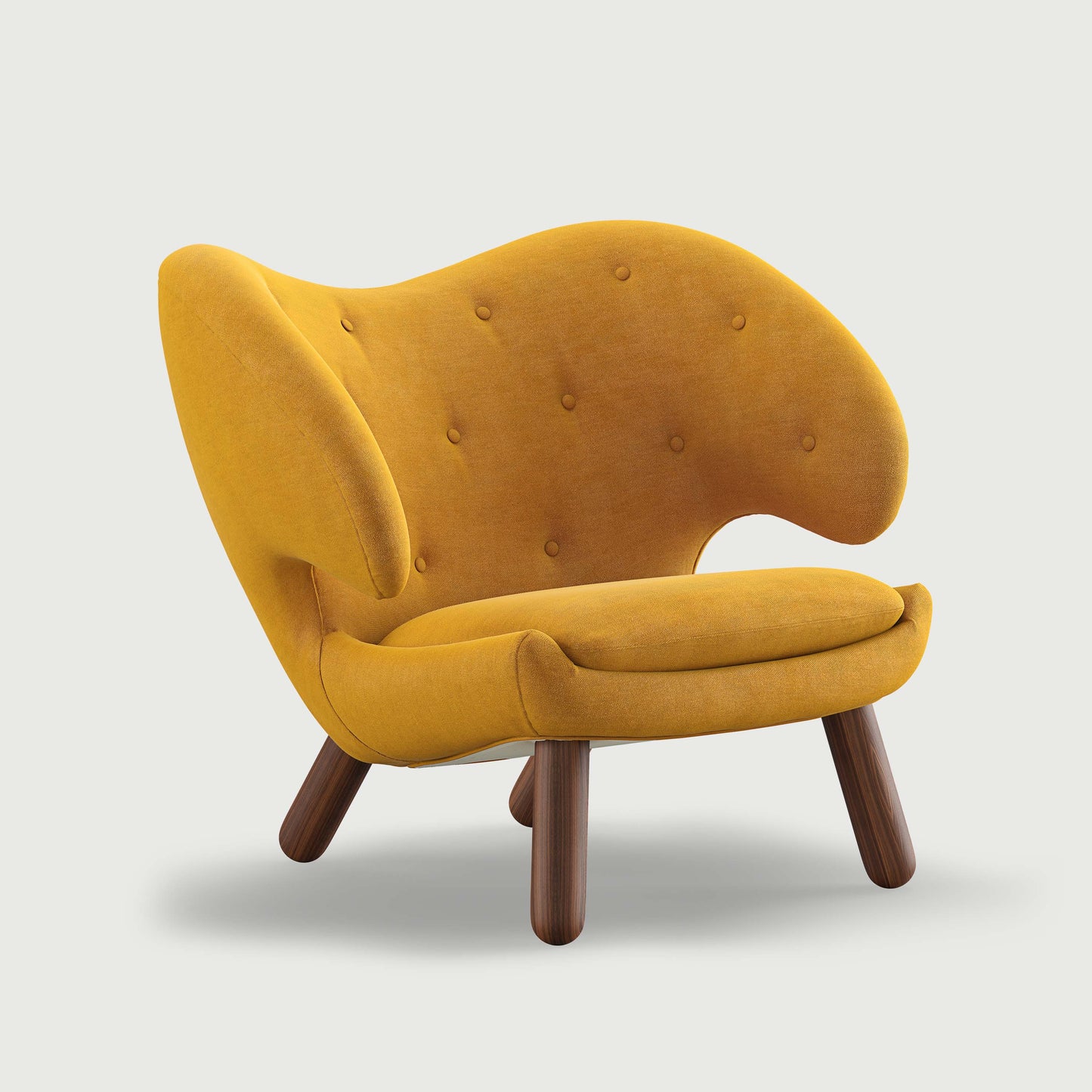 THE PELICAN CHAIR (With Buttons) (Upholstery Material - Watercolour)