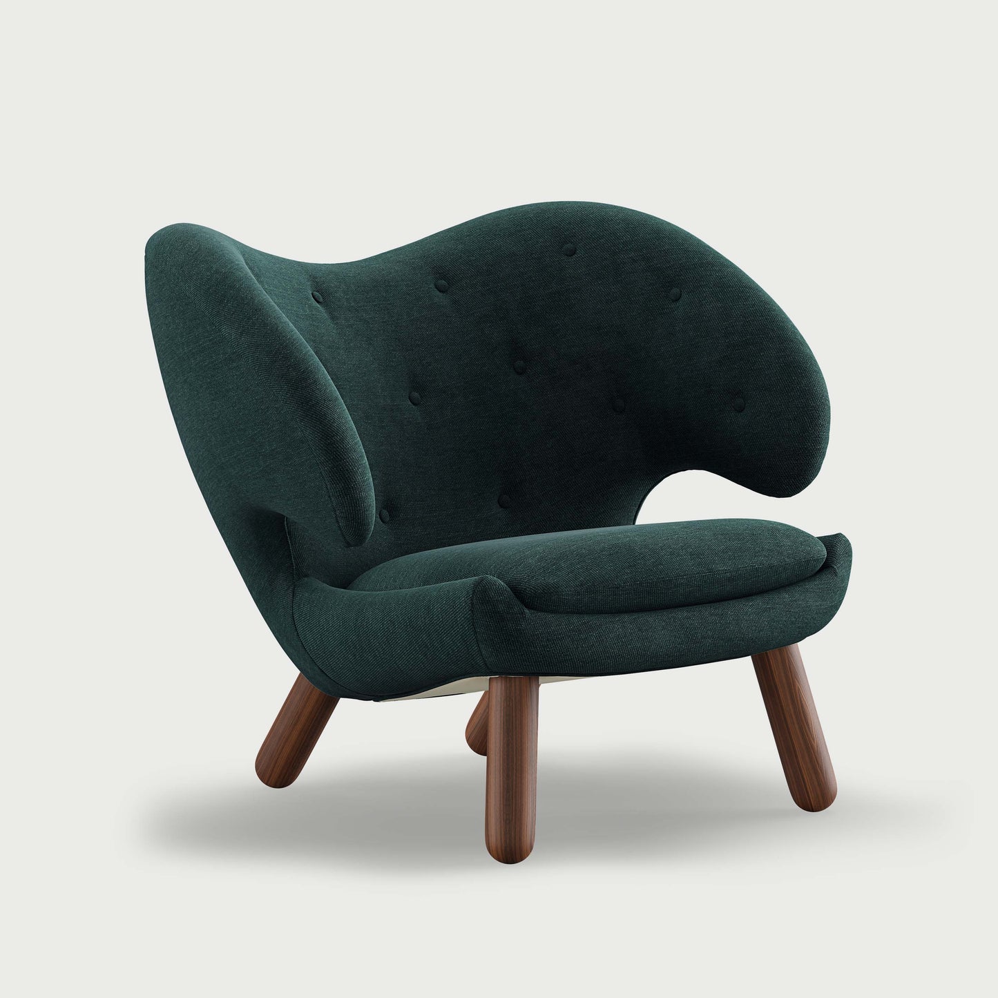 THE PELICAN CHAIR (With Buttons) (Upholstery Material - Watercolour)