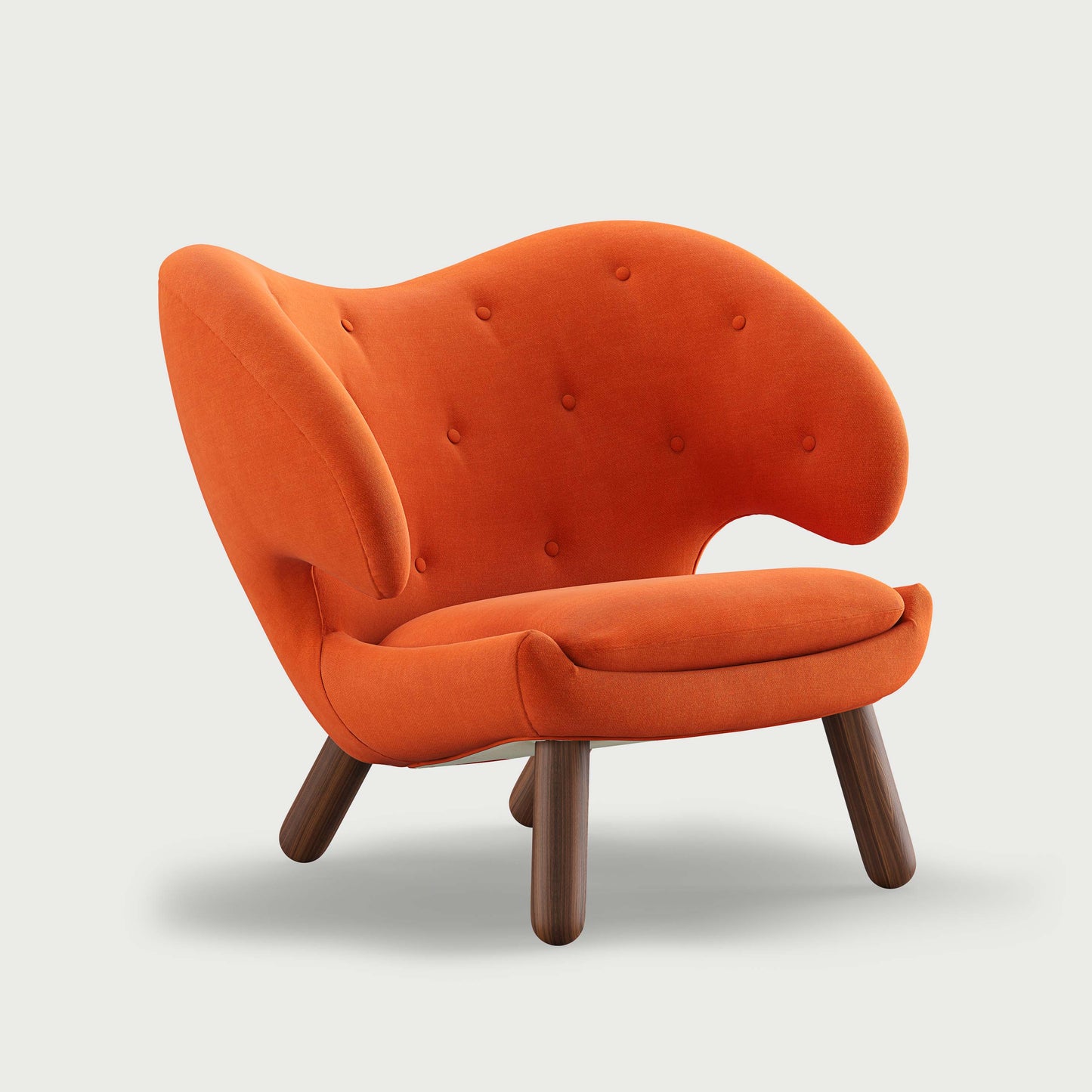 THE PELICAN CHAIR (With Buttons) (Upholstery Material - Watercolour)