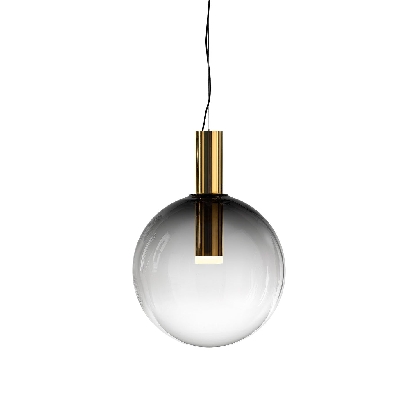 PHENOMENA - Large Sphere Blown glass pendant lamp.