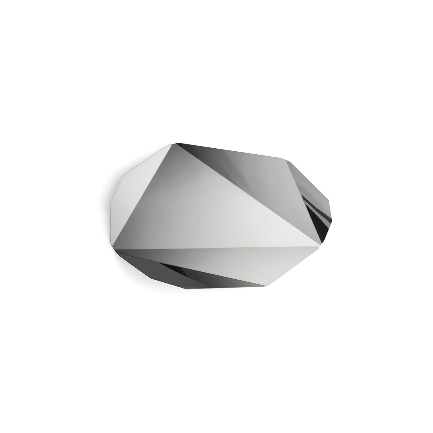 PIEGA - Wall-mounted stainless steel mirror