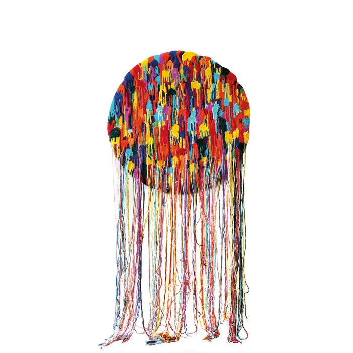 PIU'DIUNO Wool tapestry (Request Info).