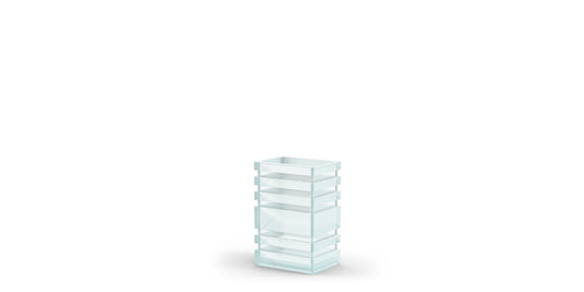 Skyscraper - Pressed Glass Base.