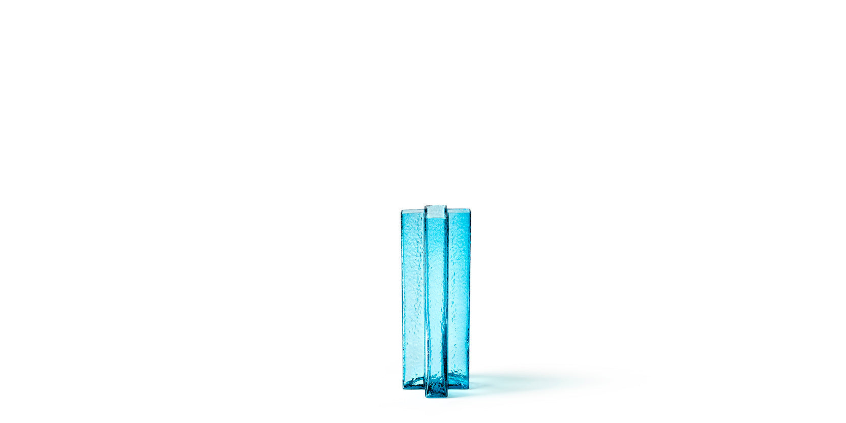 Cross - blown glass base.