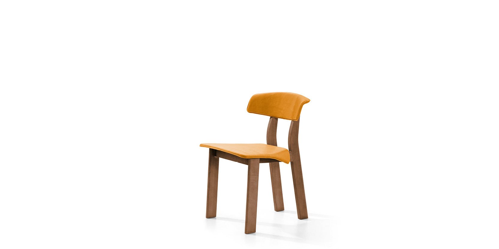 Backwing leather chair.