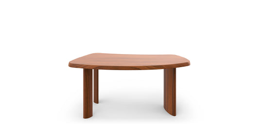 Petit bureau en forme libre - wood freeform table.