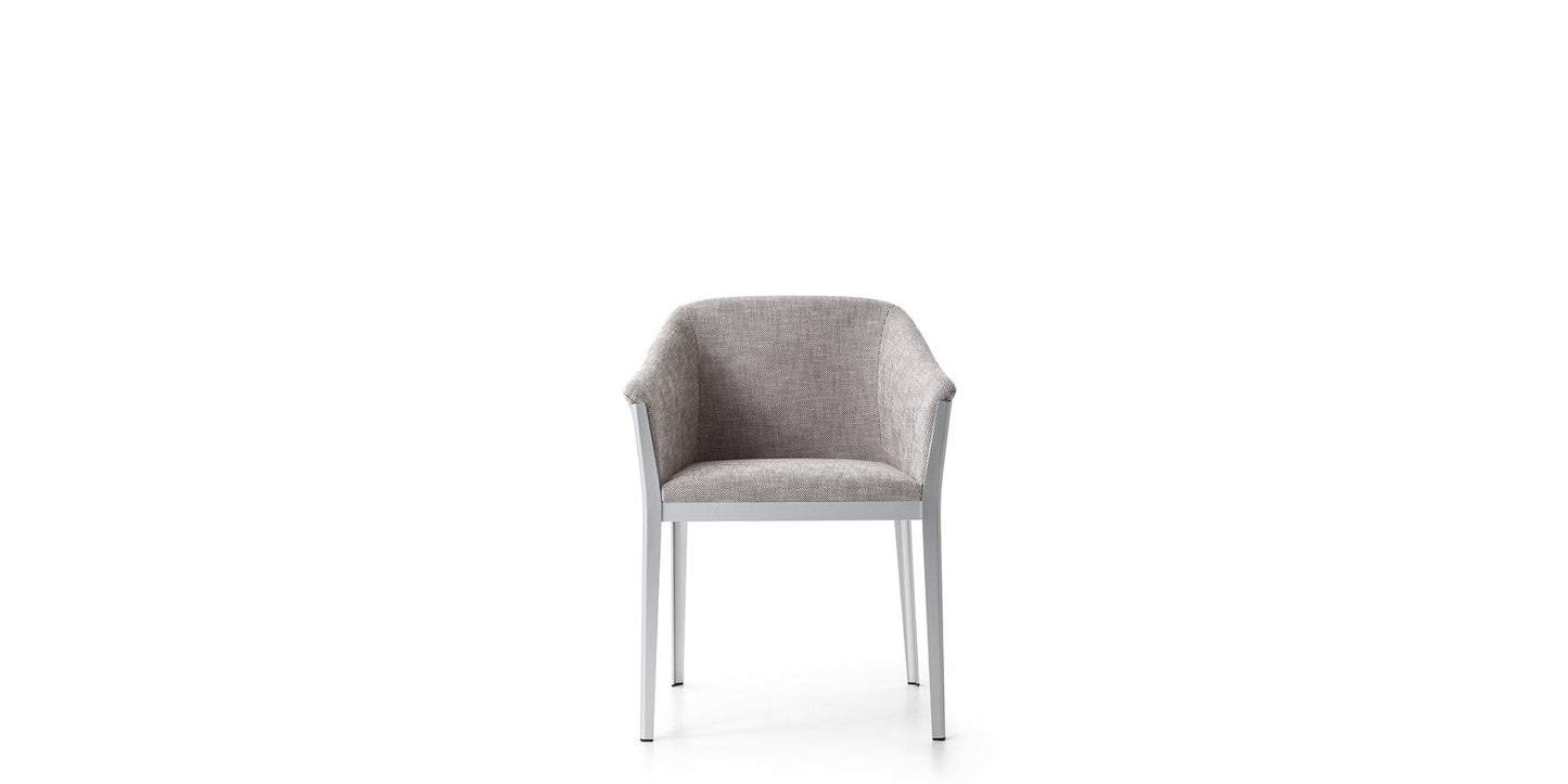 Kotone slim fabric armchair.