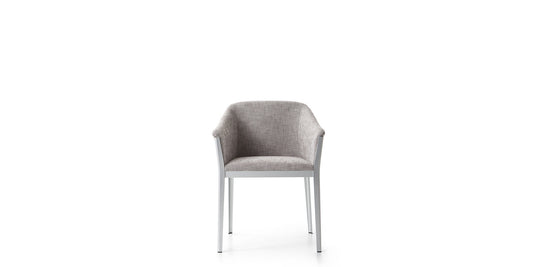 Kotone slim fabric armchair.