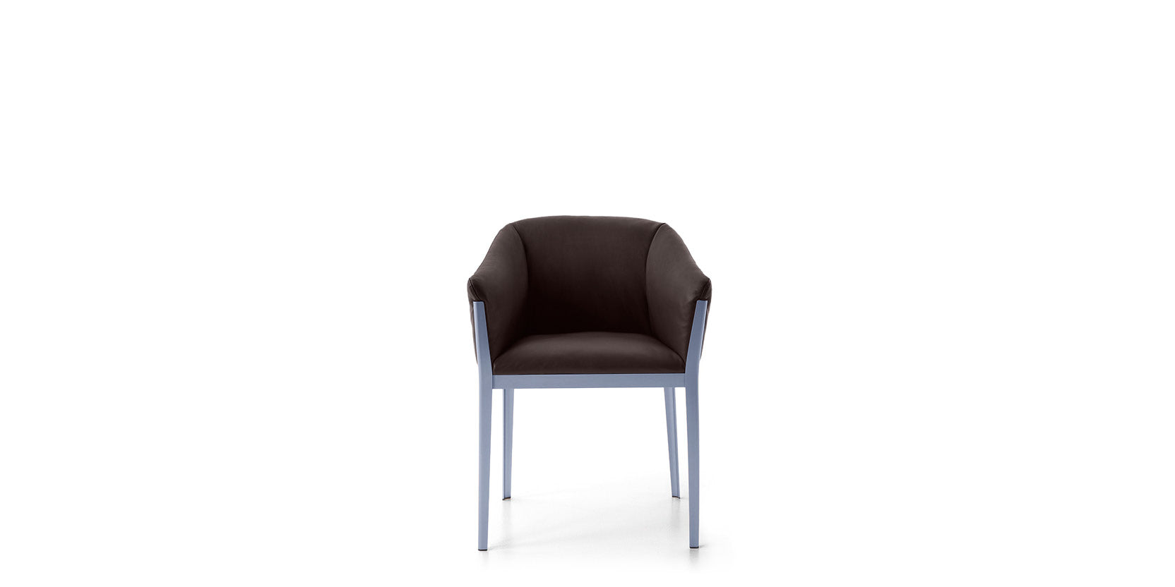 Kotone - feather fabric armchair.