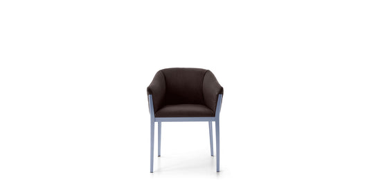 Kotone - feather fabric armchair.