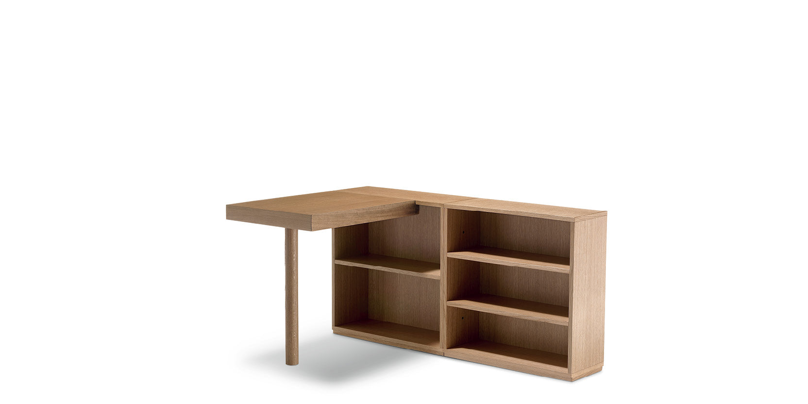 LC16 table with storage unit.
