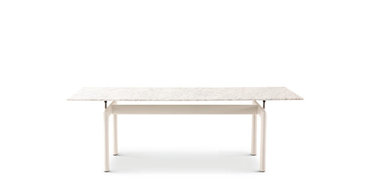LC6 Table Outdoor - Rectangular marble table.
