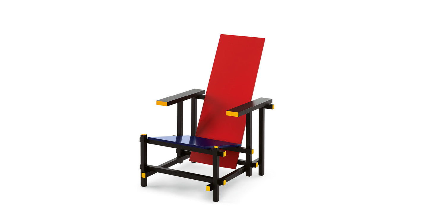 Red and Blue - Lacquered Armchair.