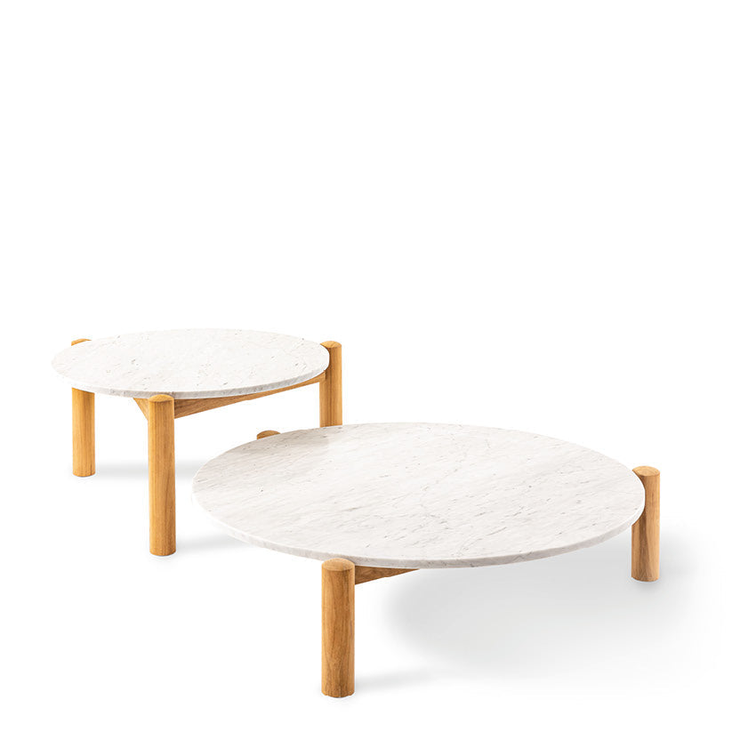 Table à plateau interchangeable - Outdoor coffee table.