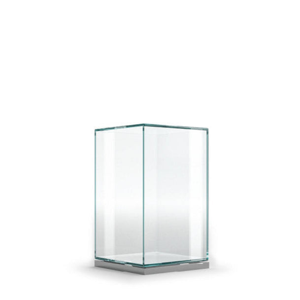 Volage Glass Bedside Table.
