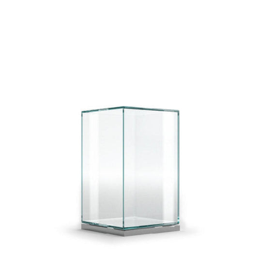Volage Glass Bedside Table.