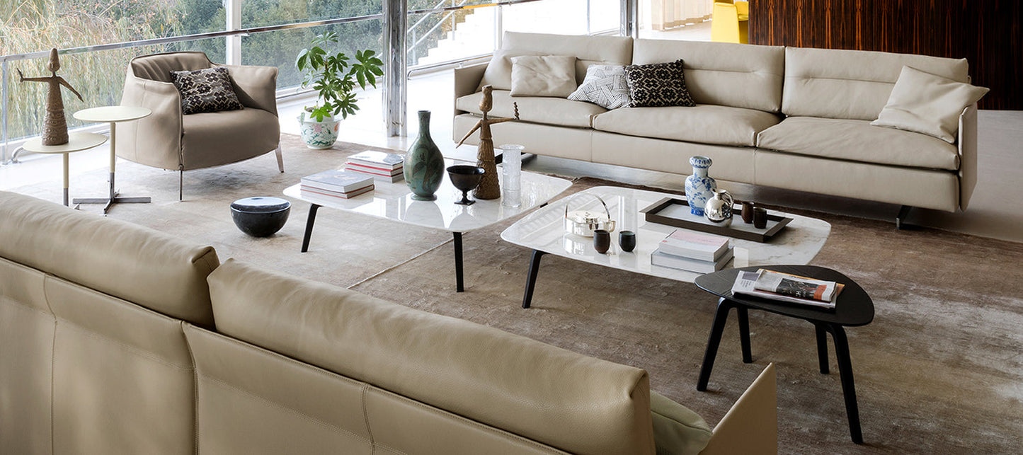 Poltrona Frau Fiorile Triangular Ash Coffee Table