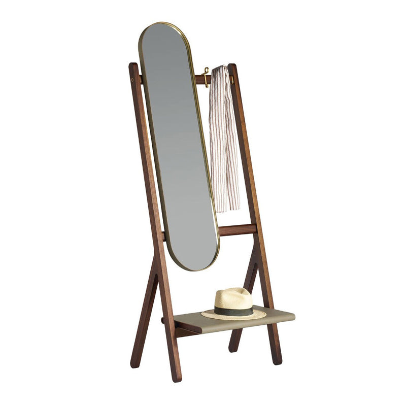 REN - Freestanding oval mirror.