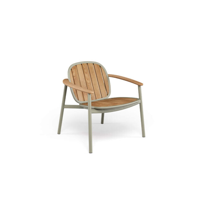 Twins Lounge chair Alu-Teak (Request Info).