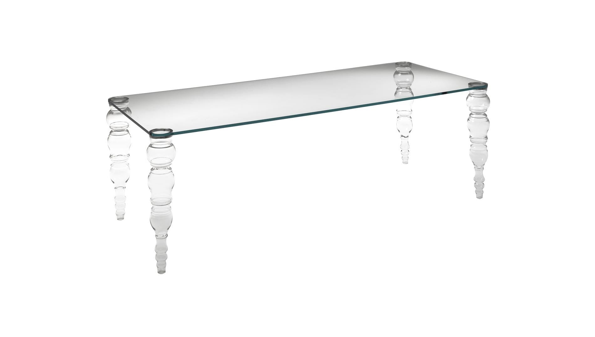 POST MODERN - Rectangular crystal table (Request Info).