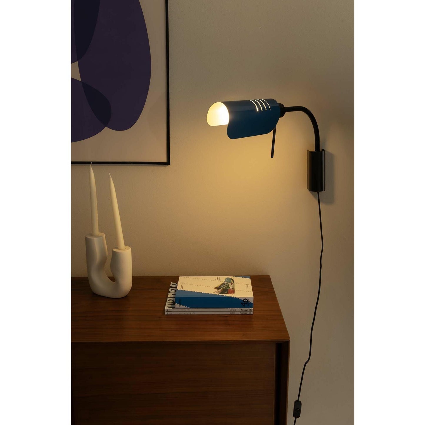 Faro MARTINICA S Wall Lamp Black/ Blue