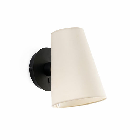 Faro LUPE Wall Lamp Black/ Beige
