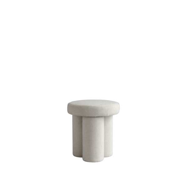 Big Foot Linen Stool by 101 Copenhagen #Chalk White (Linen)
