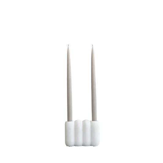 Tube Mini Ceramic Candle Holder by 101 Copenhagen #Bone White